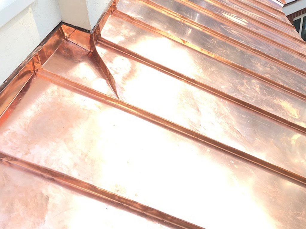 Copper Roofing Panels